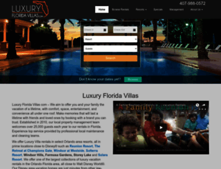 luxuryfloridavillas.com screenshot