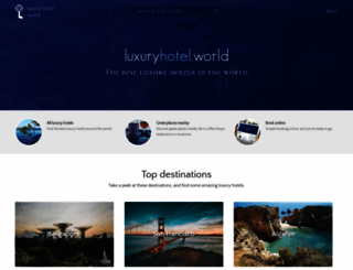 luxuryhotel.world screenshot