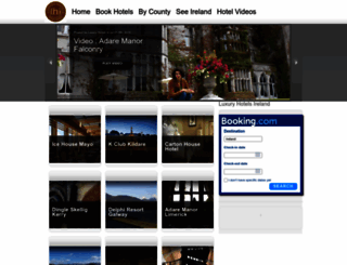 luxuryhotelsireland.com screenshot