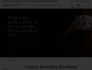 luxuryjewellery.perthmint.com screenshot