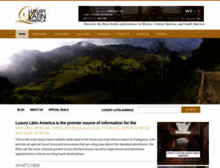 luxurylatinamerica.com screenshot