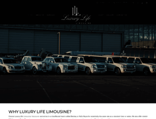 luxurylifelimousine.ca screenshot