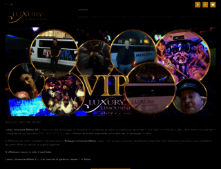 luxurylimousinemilano.com screenshot