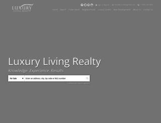 luxurylivingrealty.com screenshot