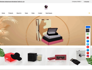luxurypaperbox.com screenshot