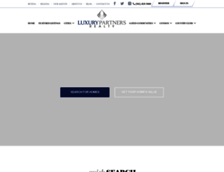 luxurypartnersrealty.com screenshot