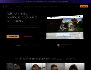 luxurypresence.com screenshot