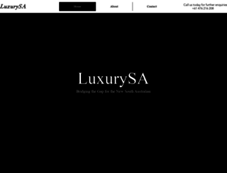 luxurysa.com.au screenshot