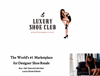 luxuryshoeclub.com screenshot