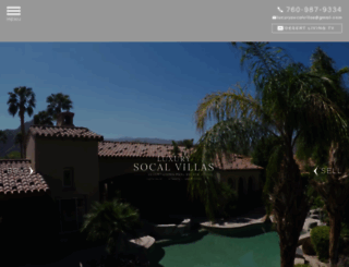 luxurysocalvillas.com screenshot