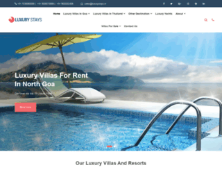 luxurystays.in screenshot