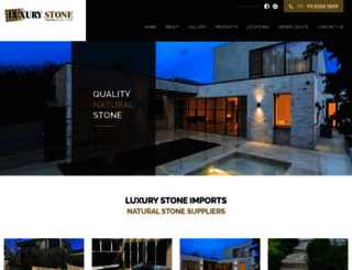 luxurystone.com.au screenshot