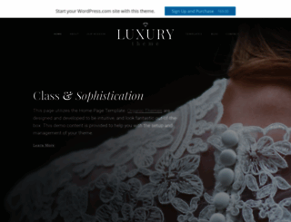 luxurythemedemo.wordpress.com screenshot