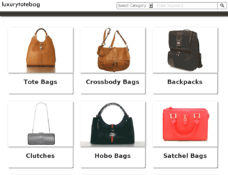 luxurytotebag.com screenshot