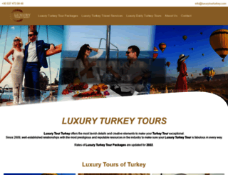 luxurytourturkey.com screenshot