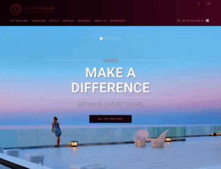 luxurytraveldmc.com screenshot