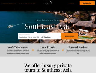 luxurytravelvietnam.com screenshot