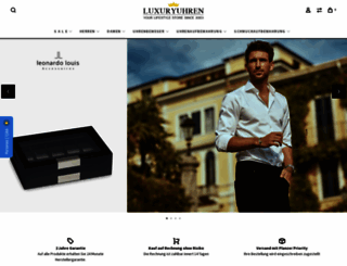 luxuryuhren.ch screenshot
