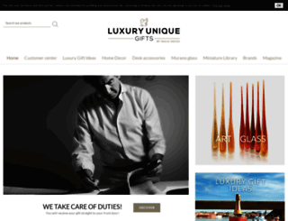 luxuryuniquegifts.com screenshot
