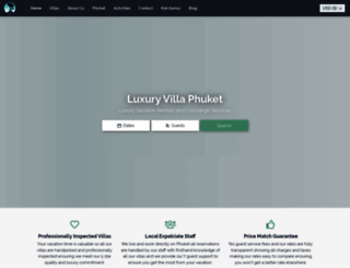 luxuryvillaphuket.net screenshot