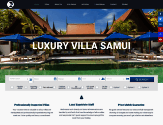 luxuryvillasamui.com screenshot