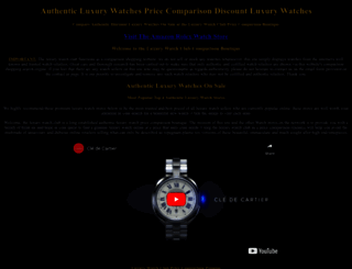 luxurywatchclub.com screenshot