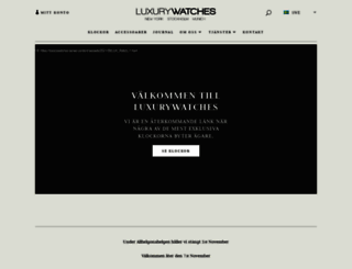 luxurywatches.se screenshot