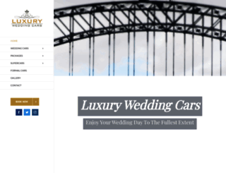 luxuryweddingcarssydney.com.au screenshot