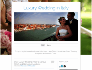 luxuryweddinginitaly.wordpress.com screenshot