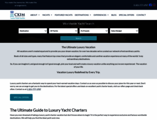 luxuryyachtcharters.com screenshot