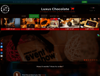 luxuschocolate.com screenshot