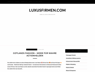 luxusfirmen.com screenshot