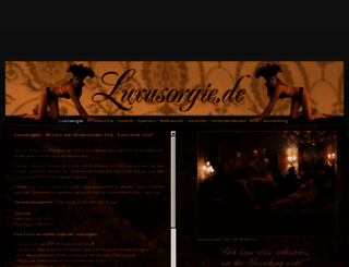 luxusorgie.de screenshot