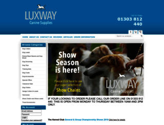 luxwaycanine.co.uk screenshot