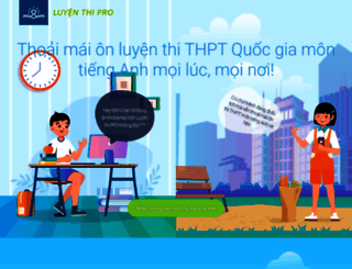 luyenthipro.com screenshot
