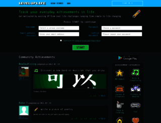 lvluplife.com screenshot