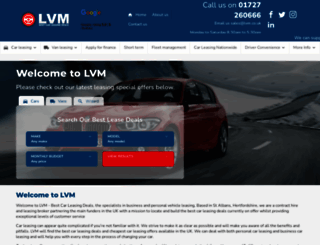 lvm.co.uk screenshot