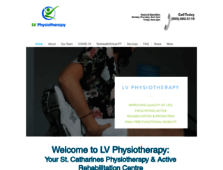 lvphysiotherapy.com screenshot