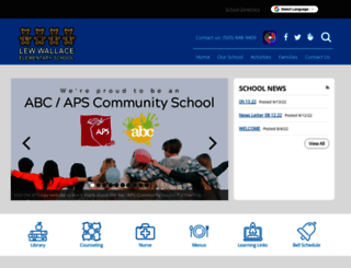 lwes-aps-nm.schoolloop.com screenshot