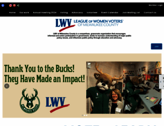 lwvmilwaukee.org screenshot