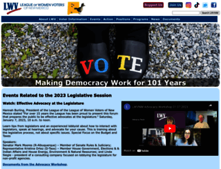 lwvnm.org screenshot