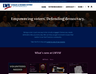lwvsf.org screenshot