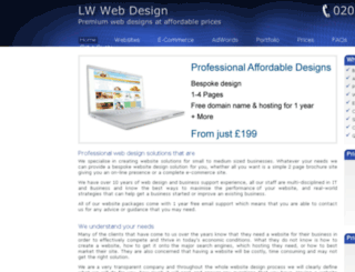 lwwebdesign.co.uk screenshot