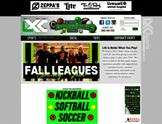 lxcsports.com screenshot