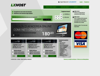 lxhost.org screenshot