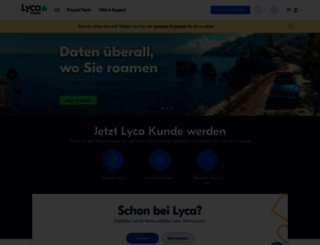 lycamobile.at screenshot