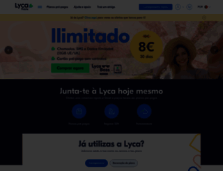 lycamobile.pt screenshot
