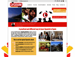 lyceumespanol.com screenshot
