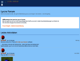 lycra-forum.de screenshot