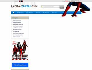 lycra-zentai.com screenshot